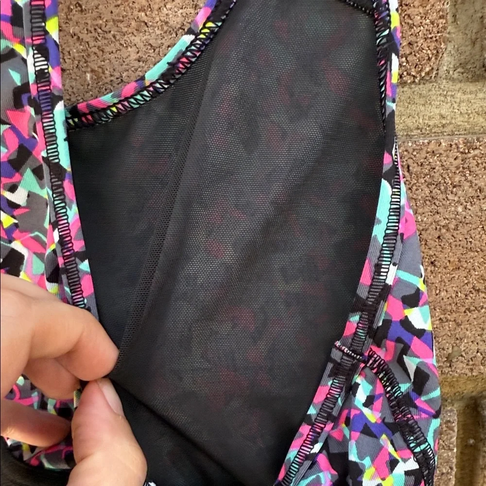 VSX Women's Colorful Patterned Sports Bra Size Large